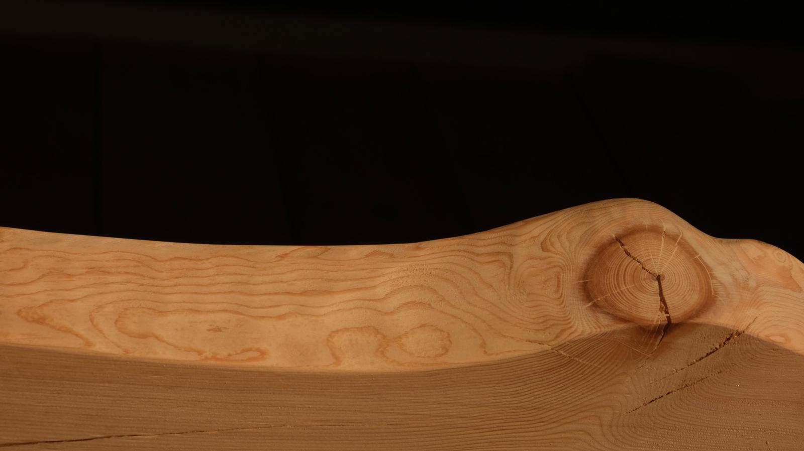 Heirloom quality wood bed frame built by hand in the Chilcotin Valley, BC